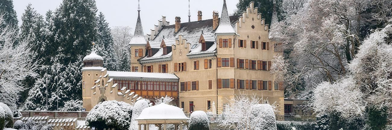 Schloss Seeburg im Winter