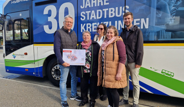 Preisübergabe Bus-Wettbewerb