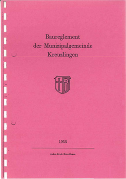 Baureglement 1958